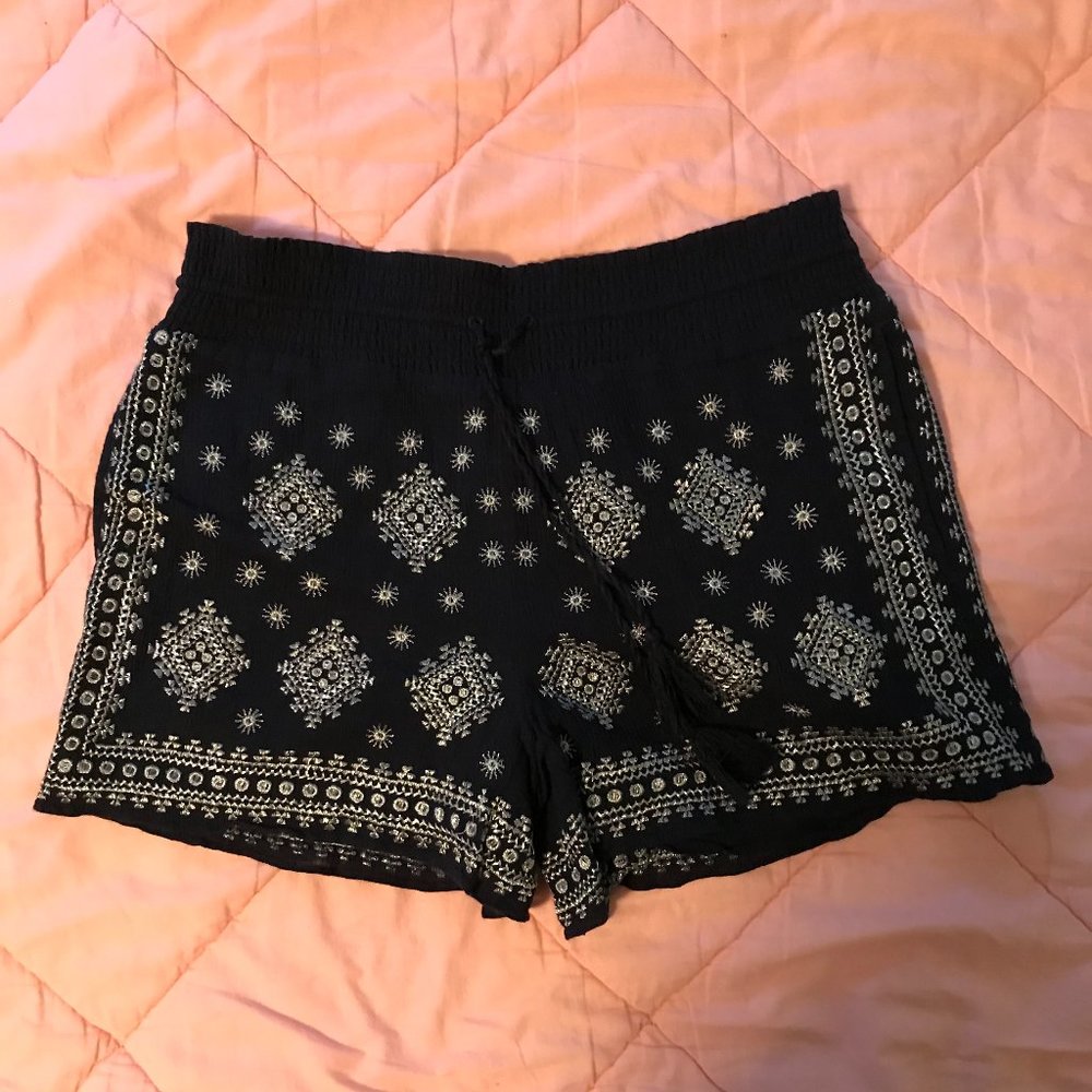 J Crew embroidered shorts